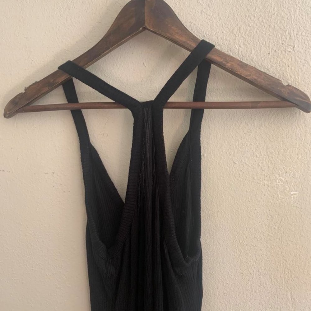 Black ribbed bodysuit - Picture 2 of 6